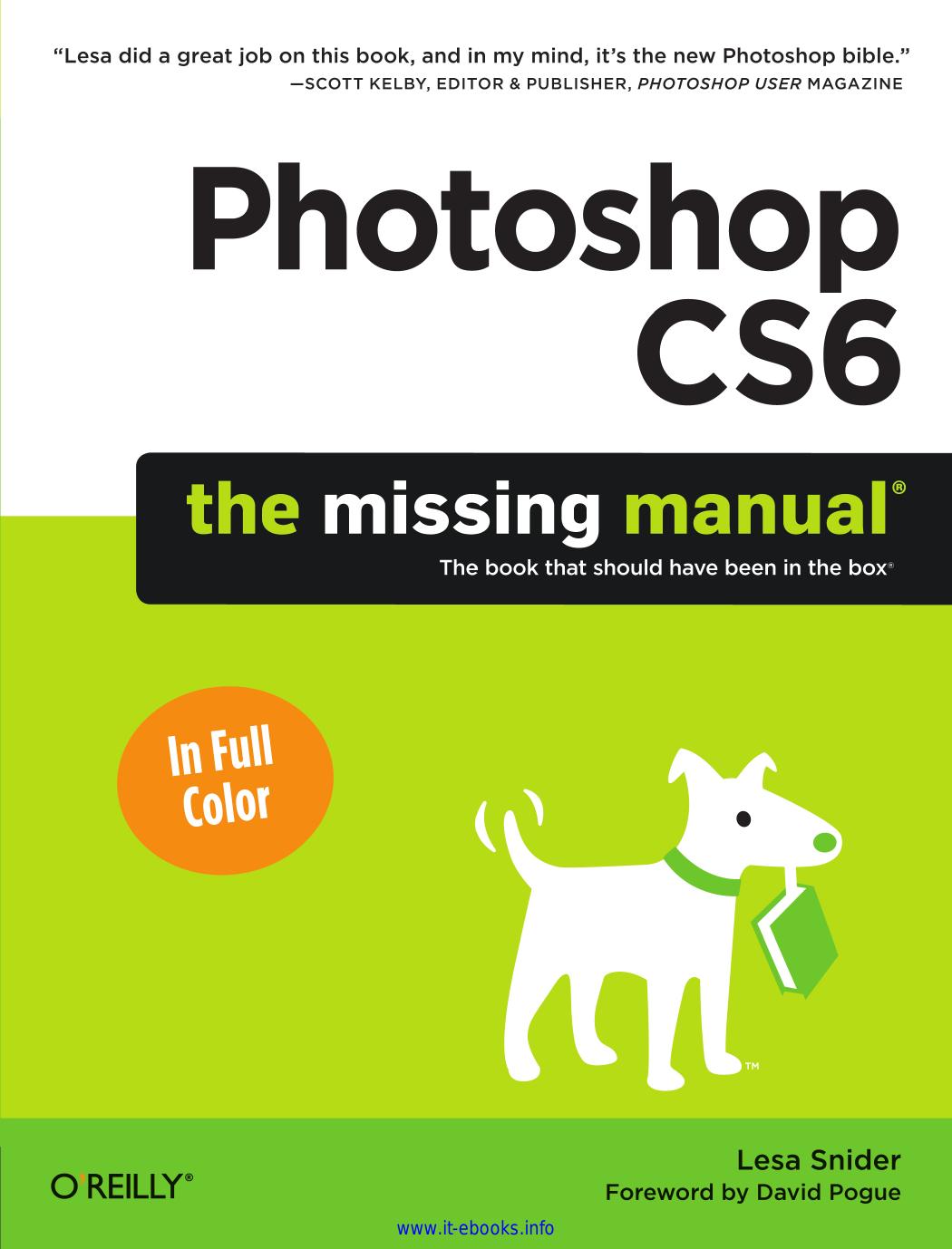 Photoshop CS6: The Missing Manual