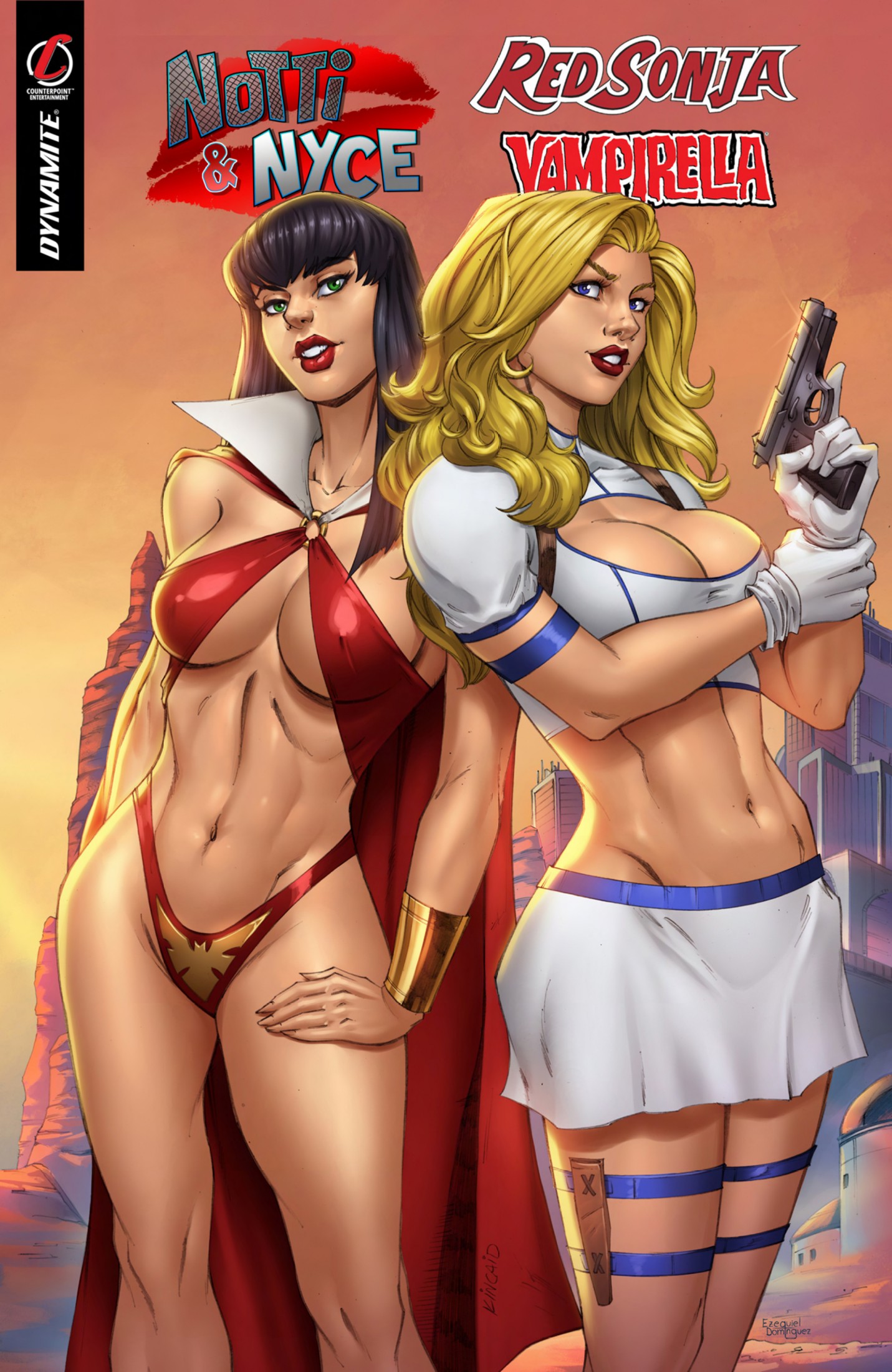 Notti & Nyce Red Sonja Vampirella (2023) (Digital) (DR & Quinch-Empire)