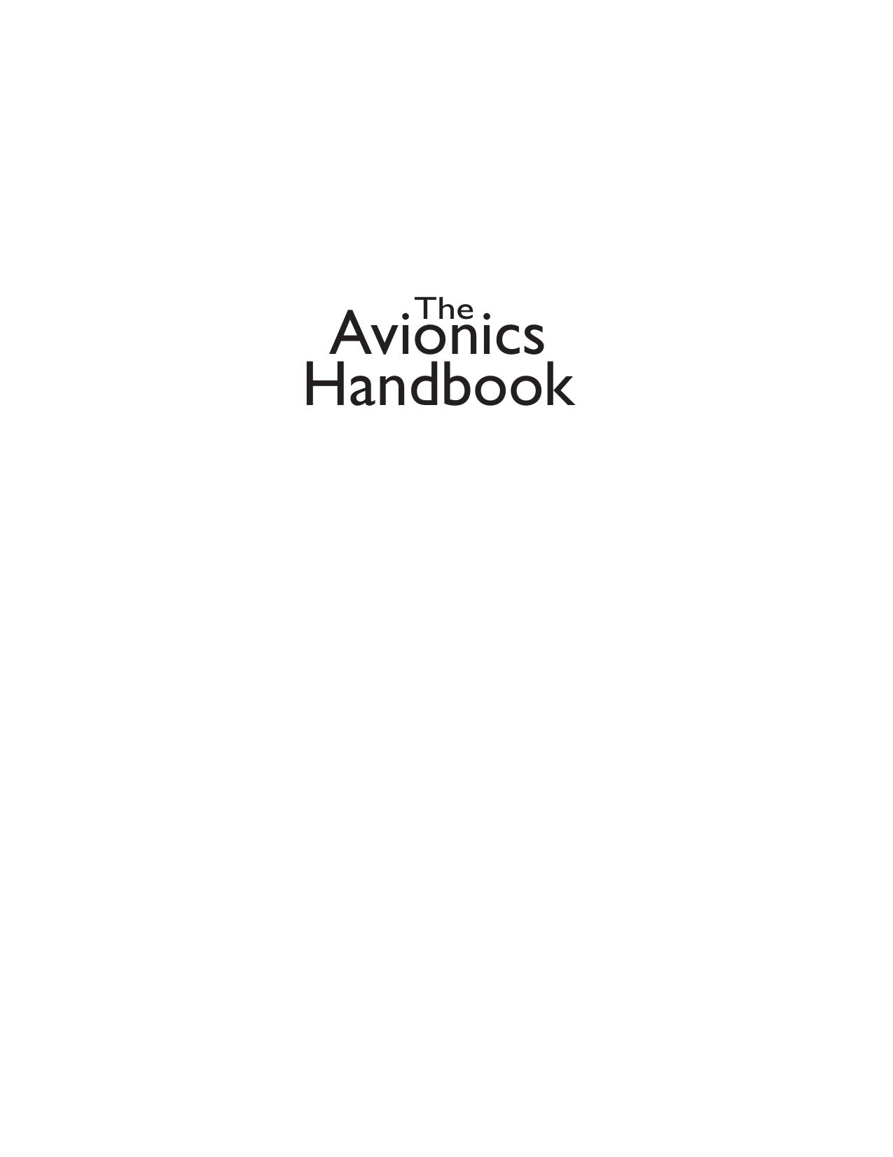 Avionics Handbook, The