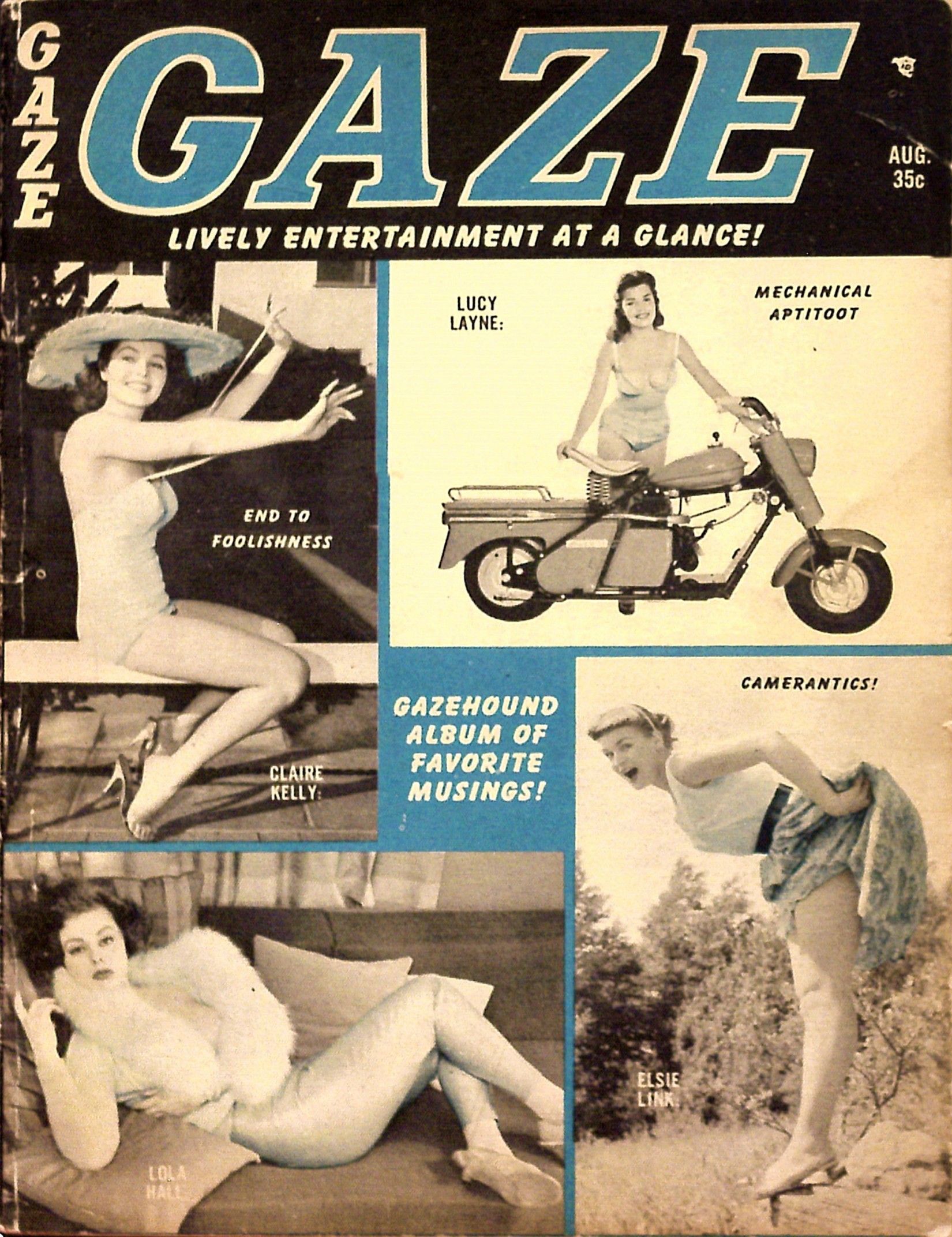 Gaze (1960-08) (Humorama) (c2c) (ComicsCastle)