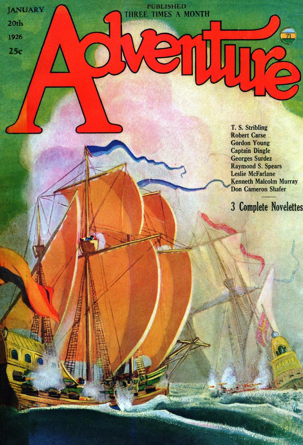 Adventure - 20 January 1926