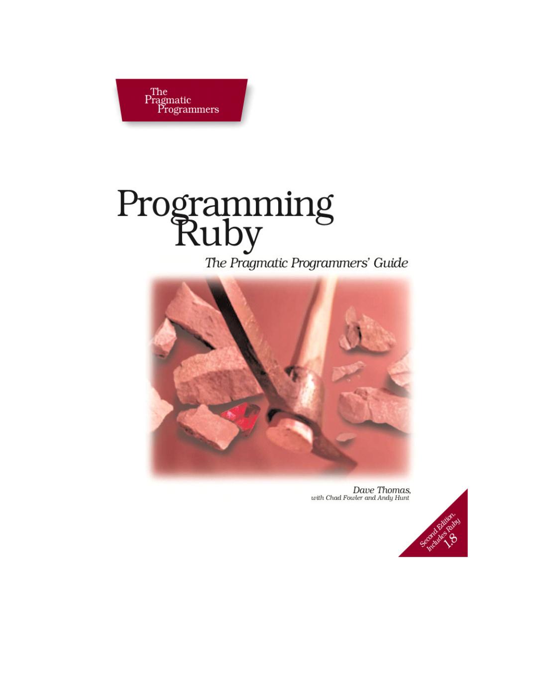 Programming Ruby, Second Edition