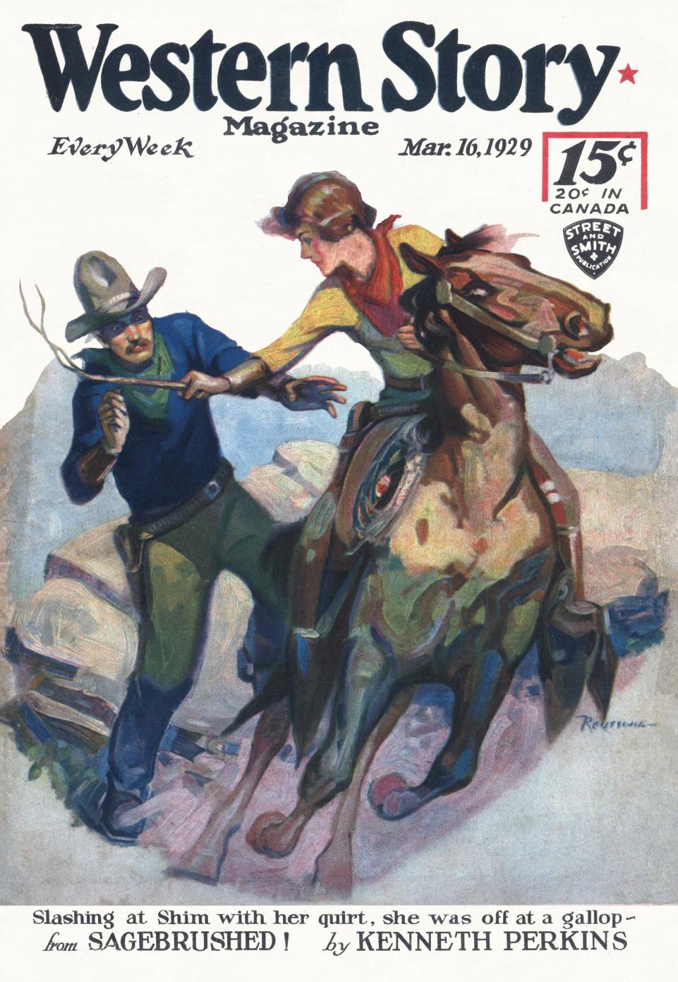 Western Story Magazine - 16 March 1929