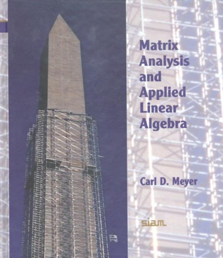 Matrix Analysis & Applied Linear Algebra