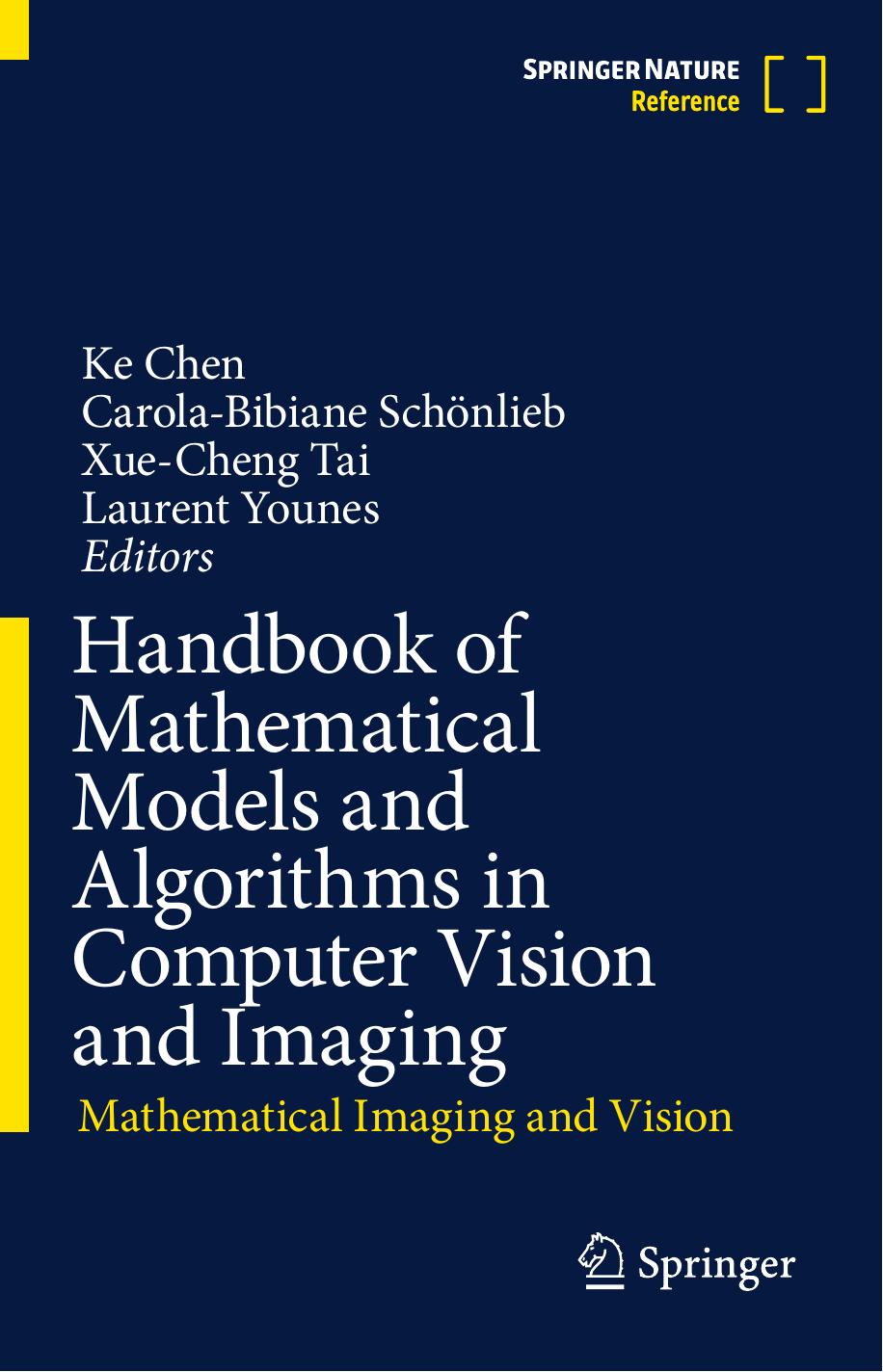 Ke C. Handbook of Mathematical Models and Algorithms in Computer Vision...2023