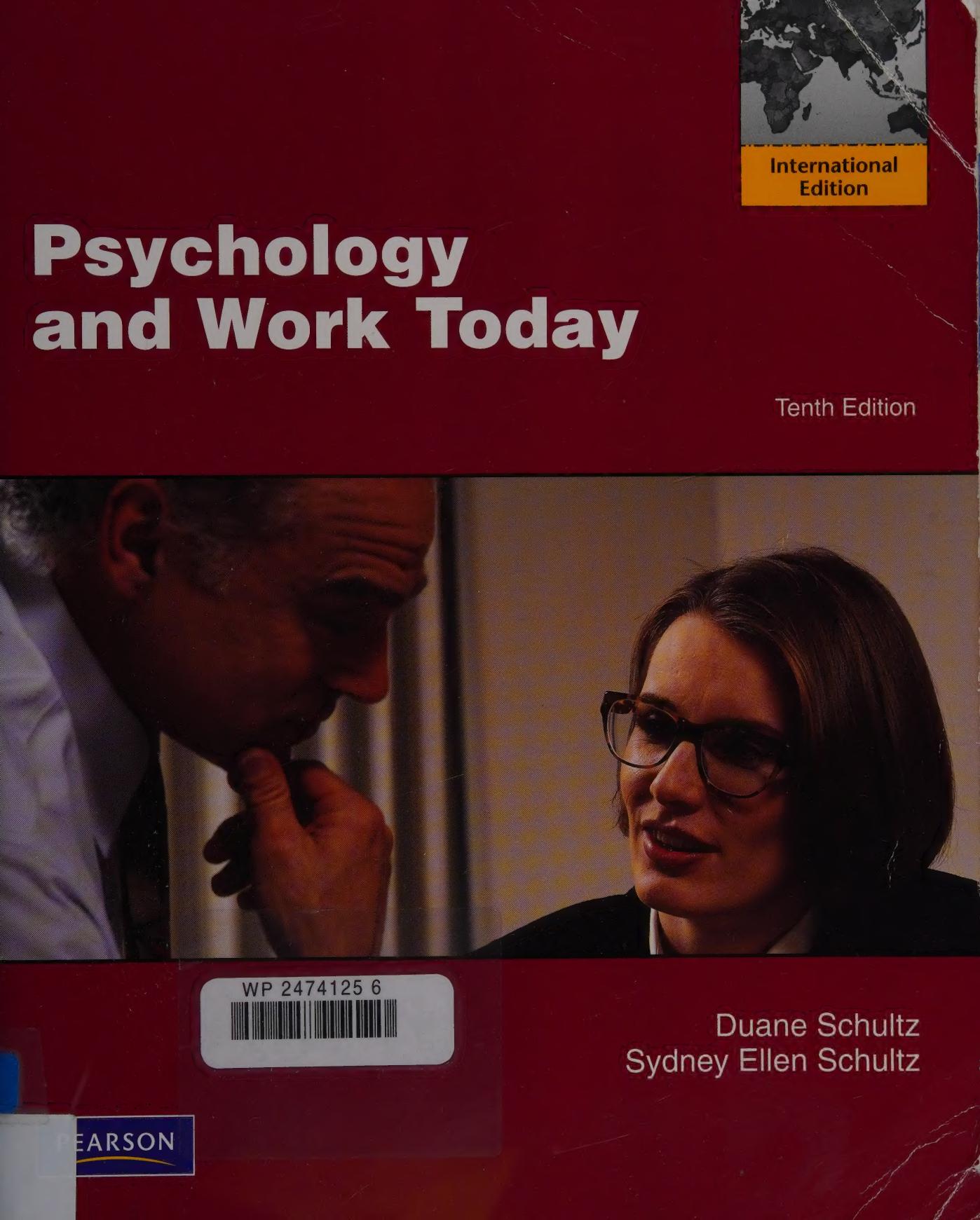 Psychology and work today : an introduction to industrial and organizational psychology