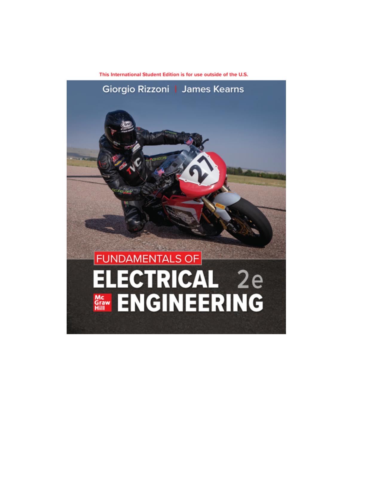 ISE EBook Online Access for Fundamentals of Electrical Engineering