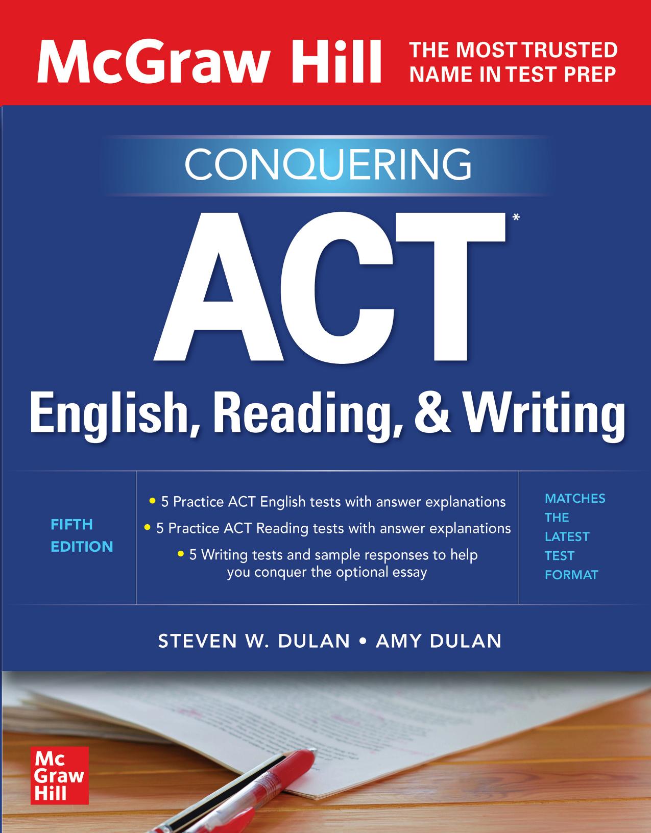 McGraw Hill Conquering ACT: English, Reading, and Writing, Fifth Edition