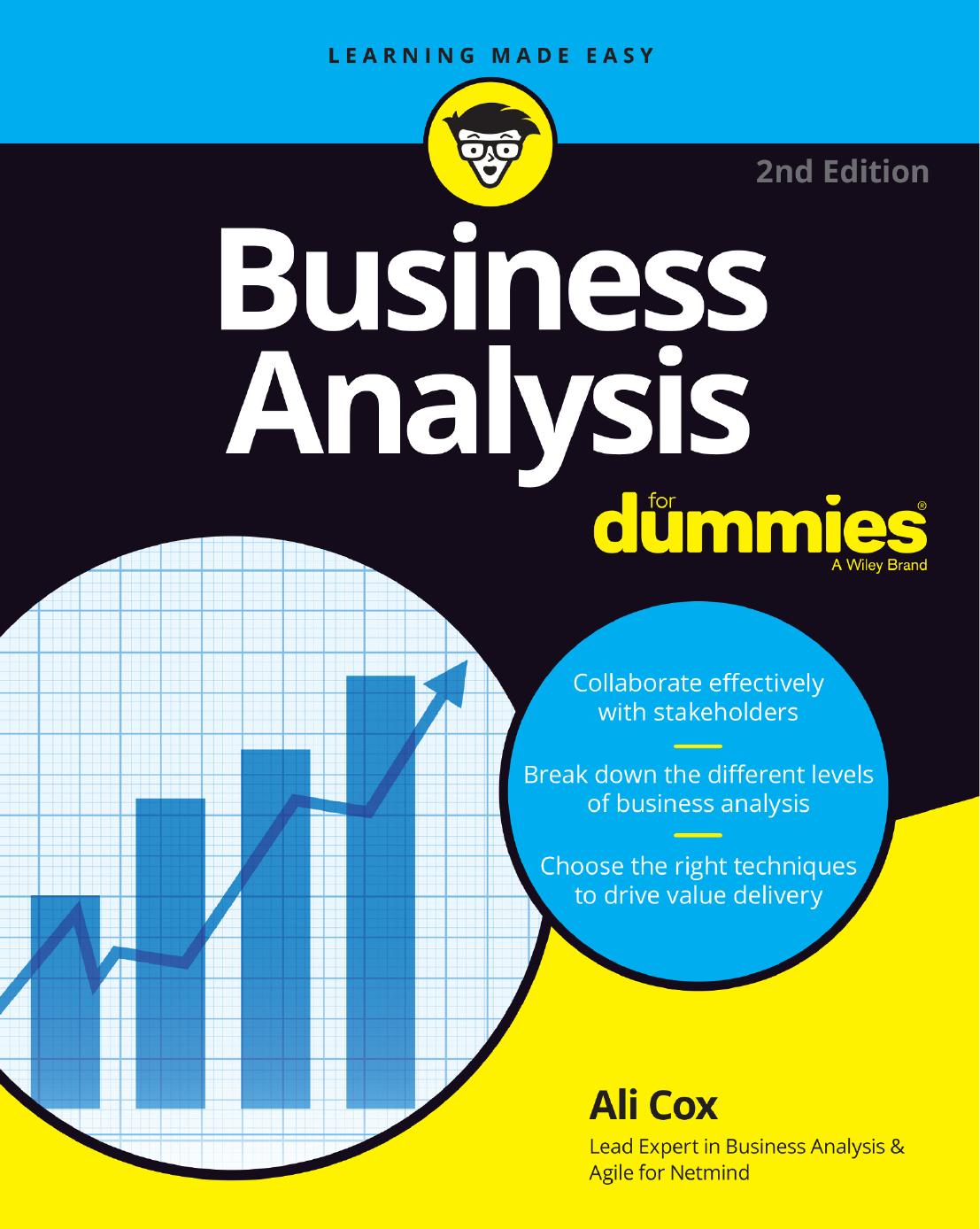 Business Analysis For Dummies®, 2nd Edition