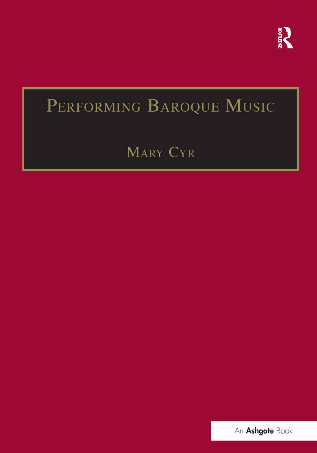 Performing Baroque Music