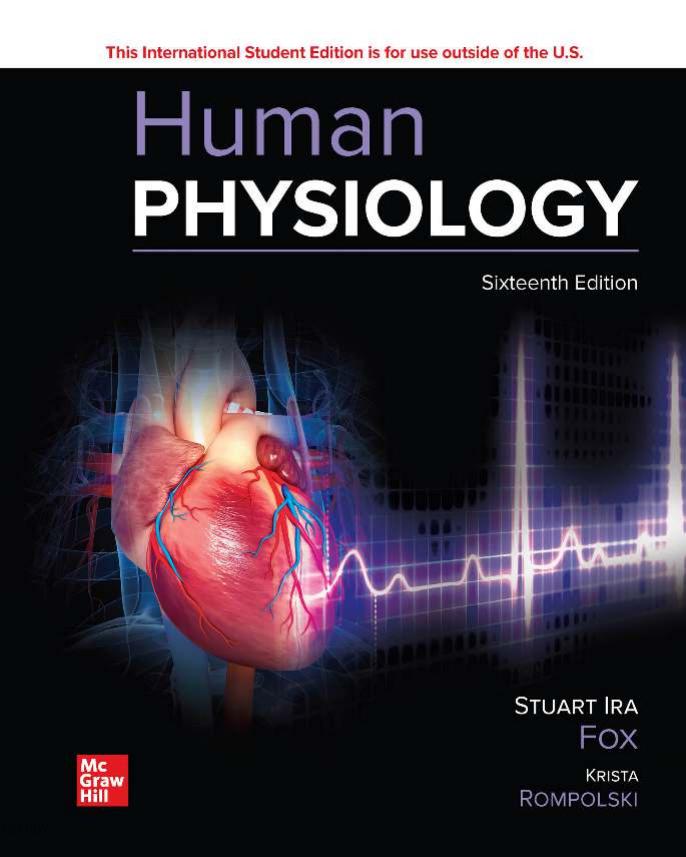 Human Physiology, SIXTEENTH EDITION