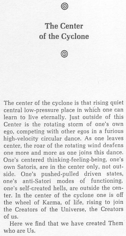 John C. Lilly THE CENTER OF THE CYCLONE (an autobiography of inner space)