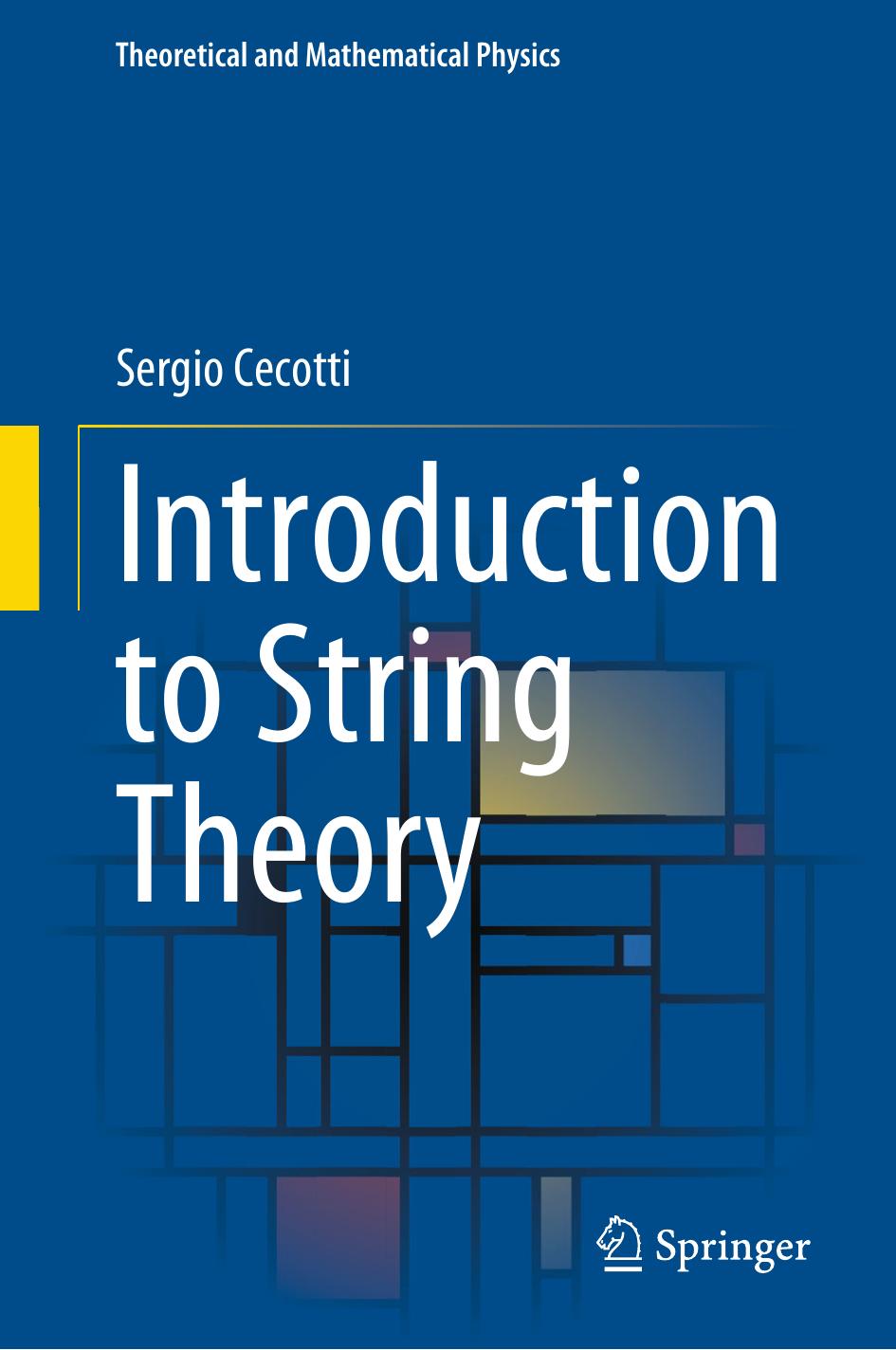 Cecotti S. Introduction to String Theory 2023