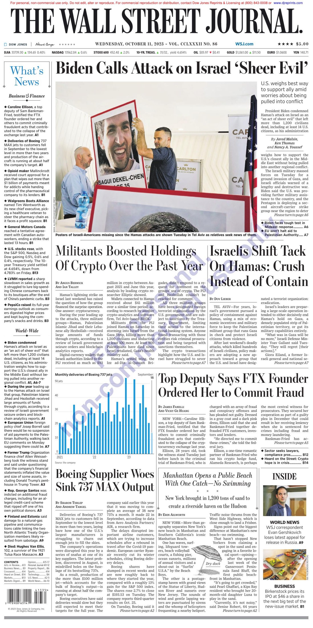 wallstreetjournal 20231011 TheWallStreetJournal