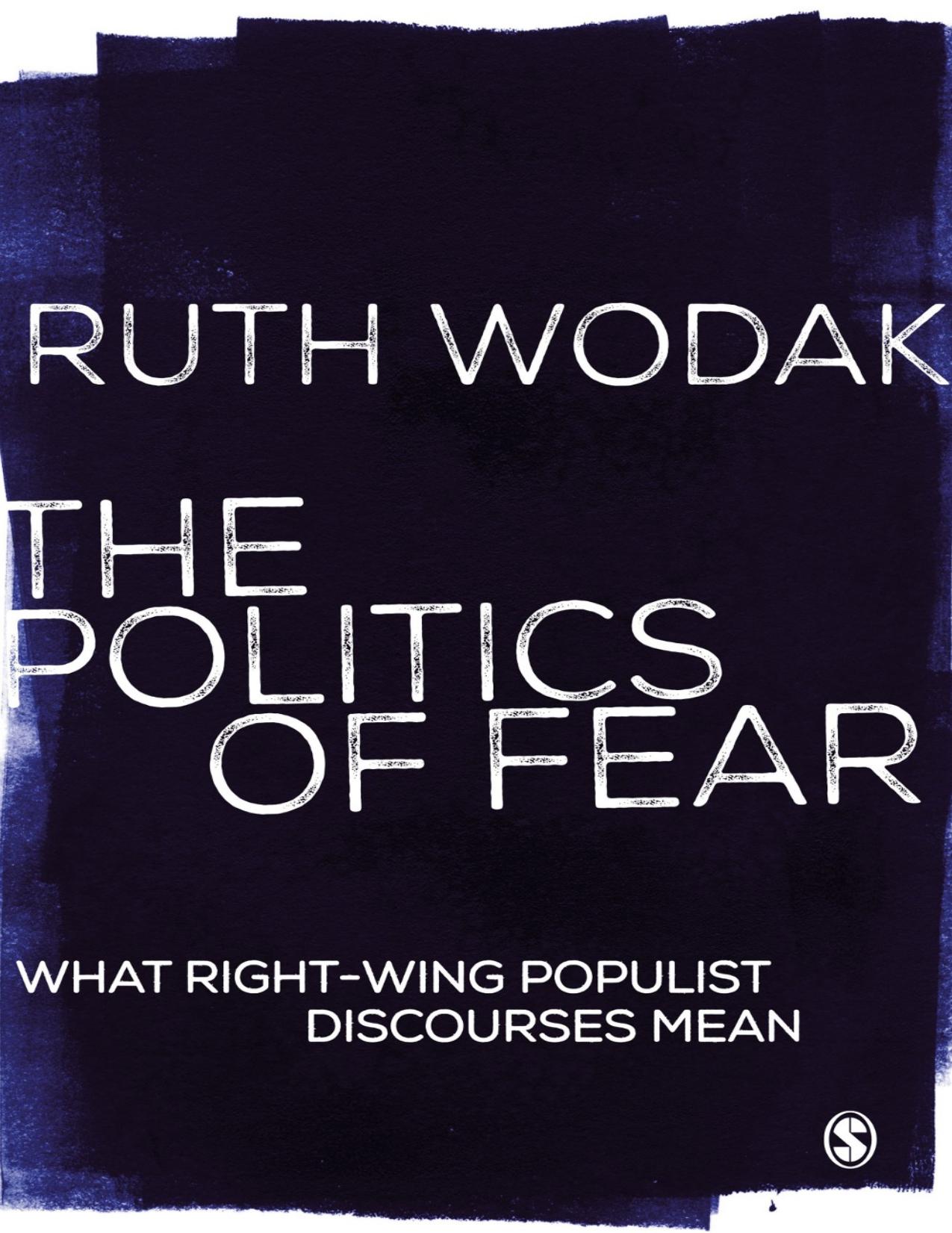 Wodak. The Politics of Fear.