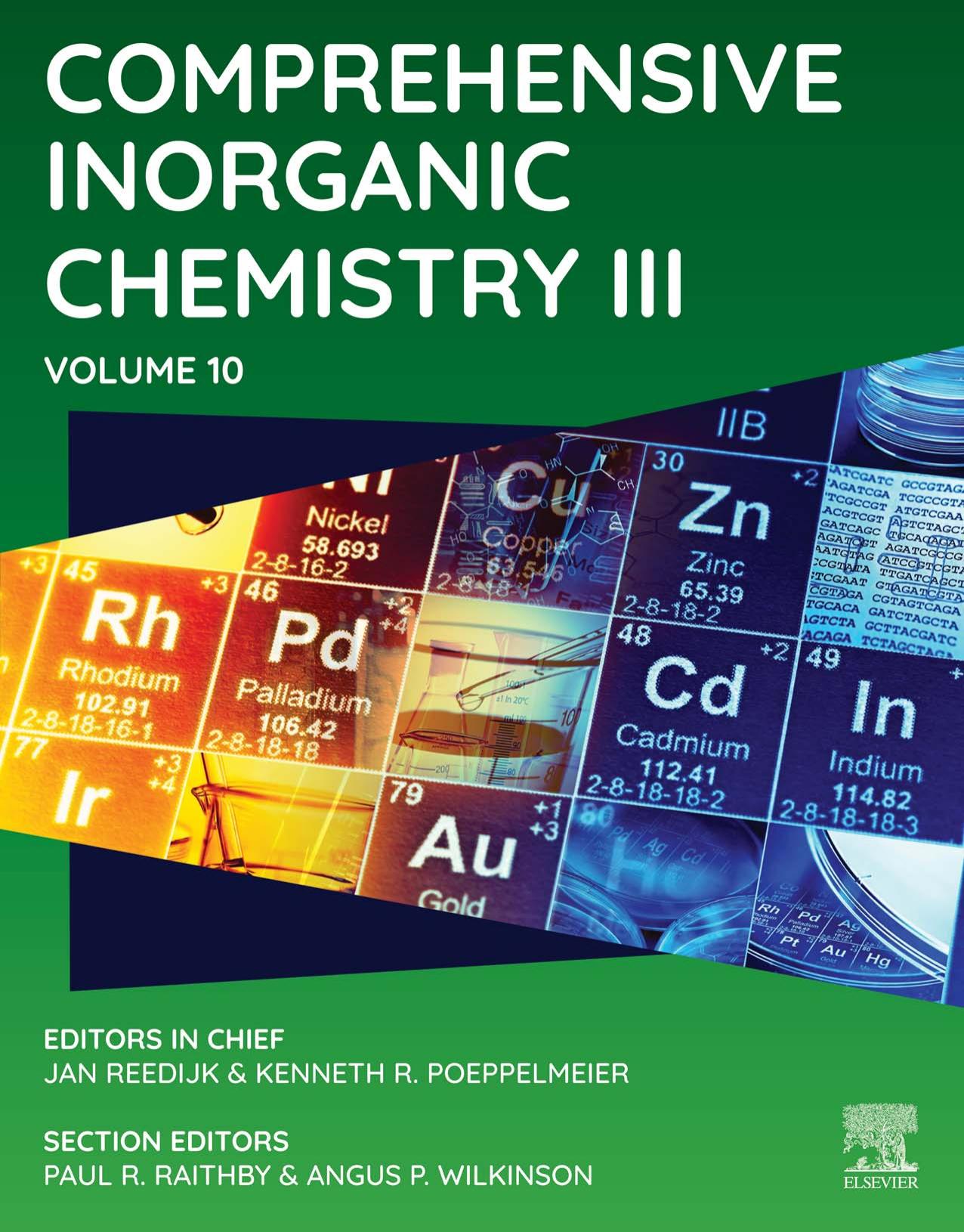 Reedijk J. Comprehensive Inorganic Chemistry III. Vol 10. 3ed 2023