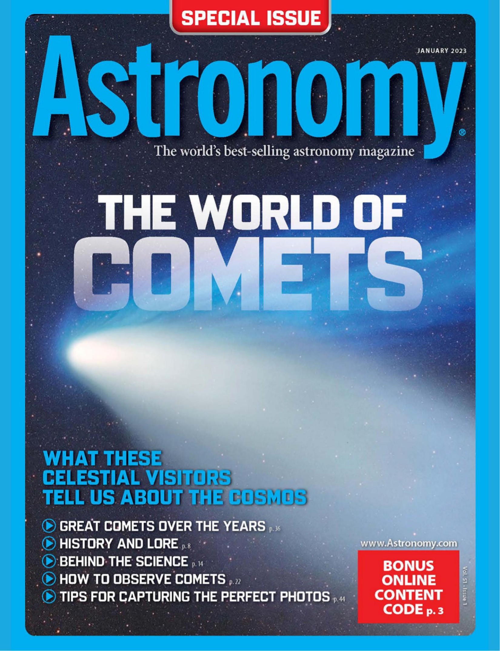 Astronomy, vol. 51.01 (January 2023)