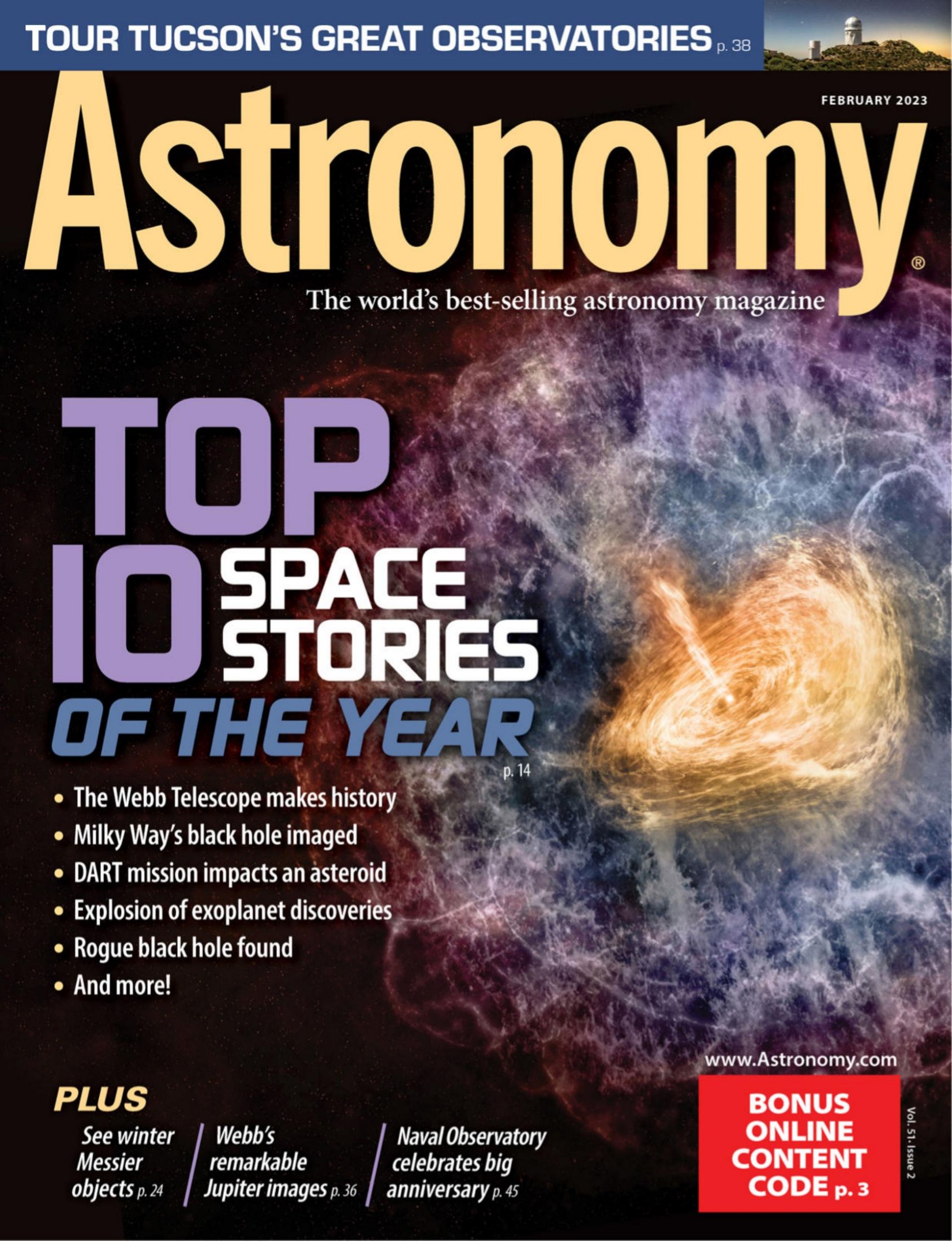 Astronomy, vol. 51.02 (February 2023)