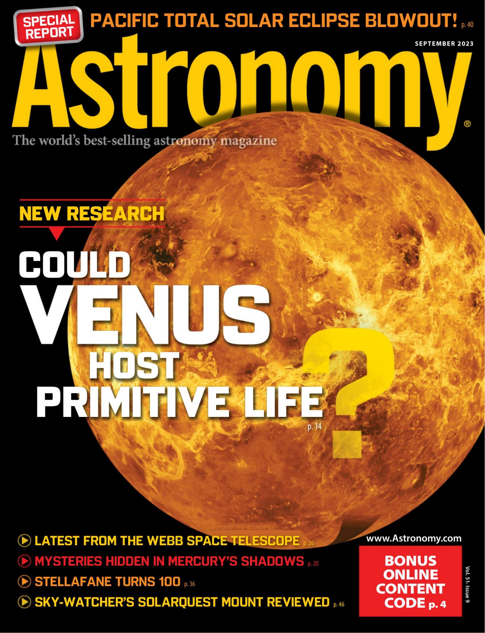 Astronomy, vol. 51.09 (September 2023)