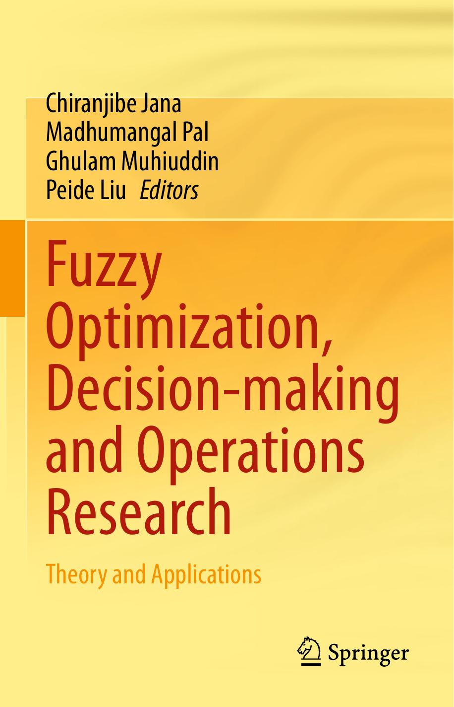 Fuzzy Optimization, Decision-making and Operations Research