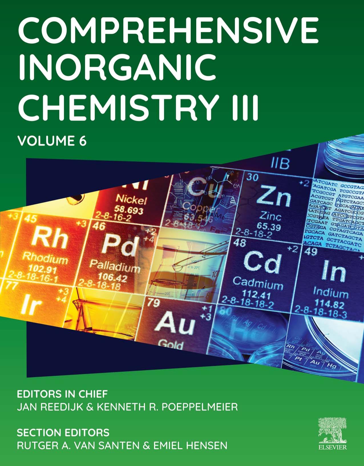 Reedijk J. Comprehensive Inorganic Chemistry III. Vol 6. 3ed 2023