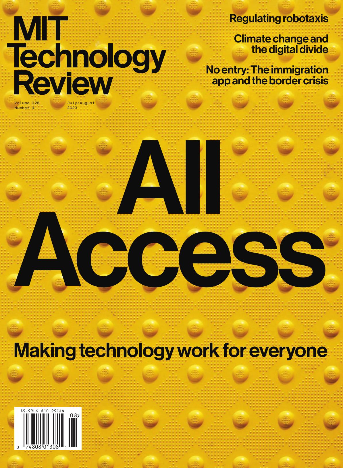 MIT Technology Review, vol. 126.4 (July-August 2023)