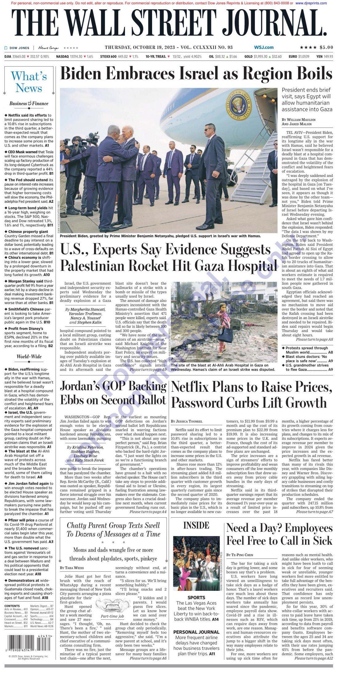 wallstreetjournal 20231019 TheWallStreetJournal