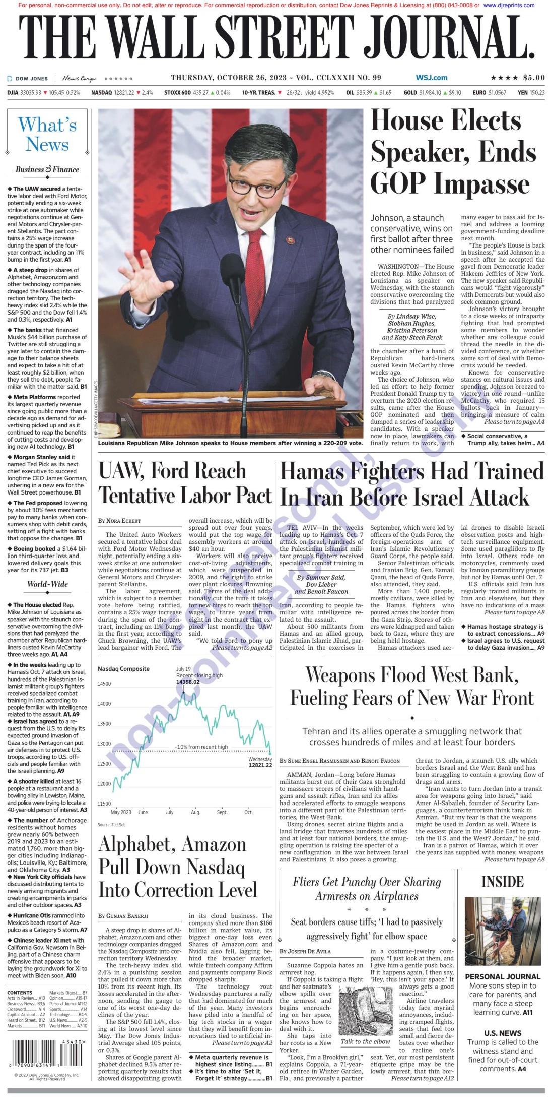 wallstreetjournal 20231026 TheWallStreetJournal