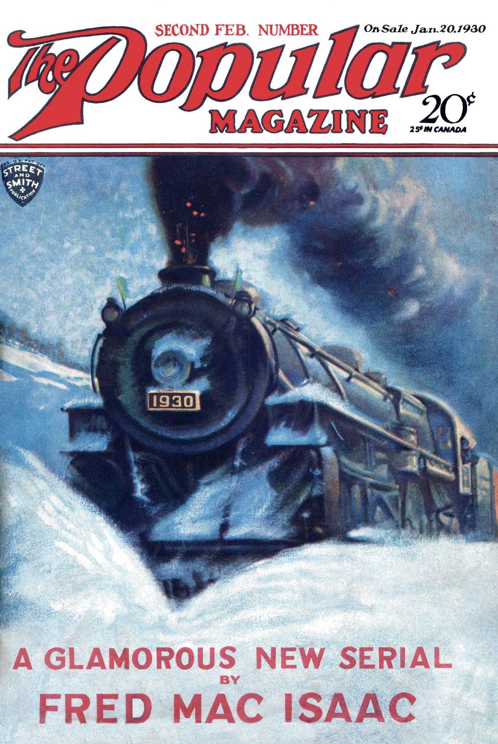 Popular Magazine - 20 January 1930