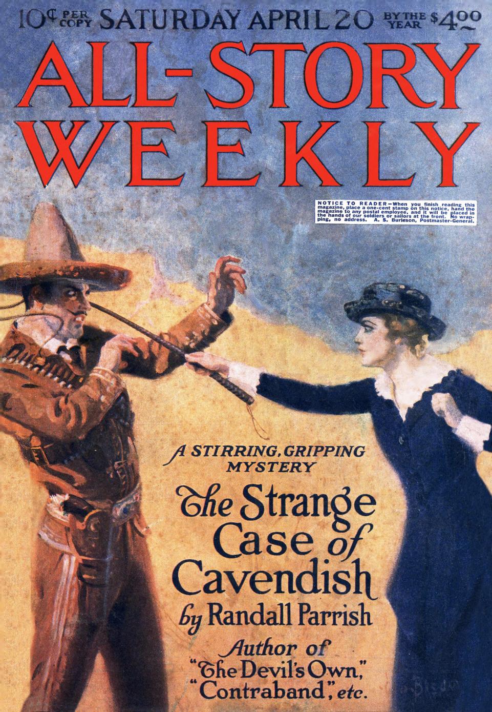 All-Story Weekly - 20 April 1918