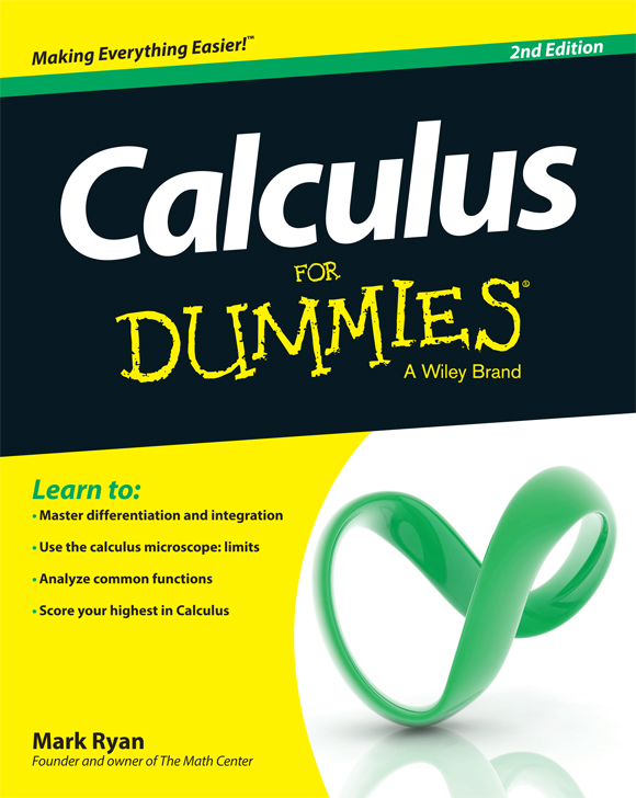 Calculus For Dummies