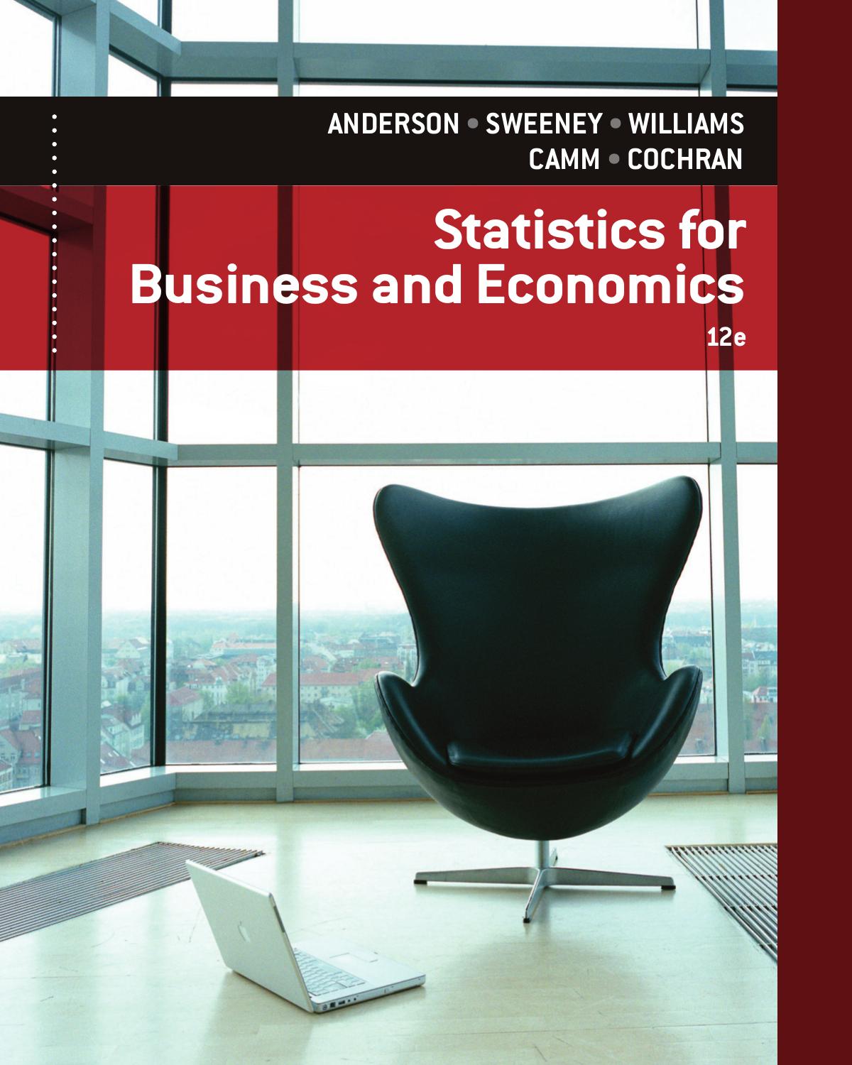 Anderson D. Statistics for Business and Economics 12ed 2013