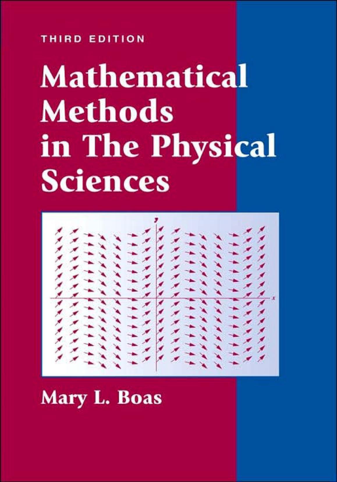 Mathematical Methods in the Physical Sciences, 3rd edition (2006)