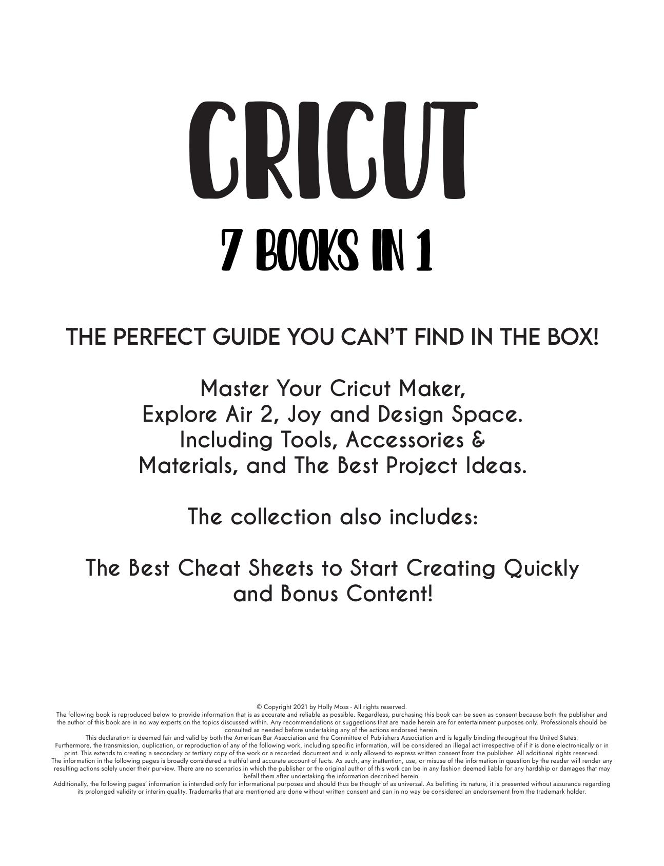 Cricut - 7 Books in 1