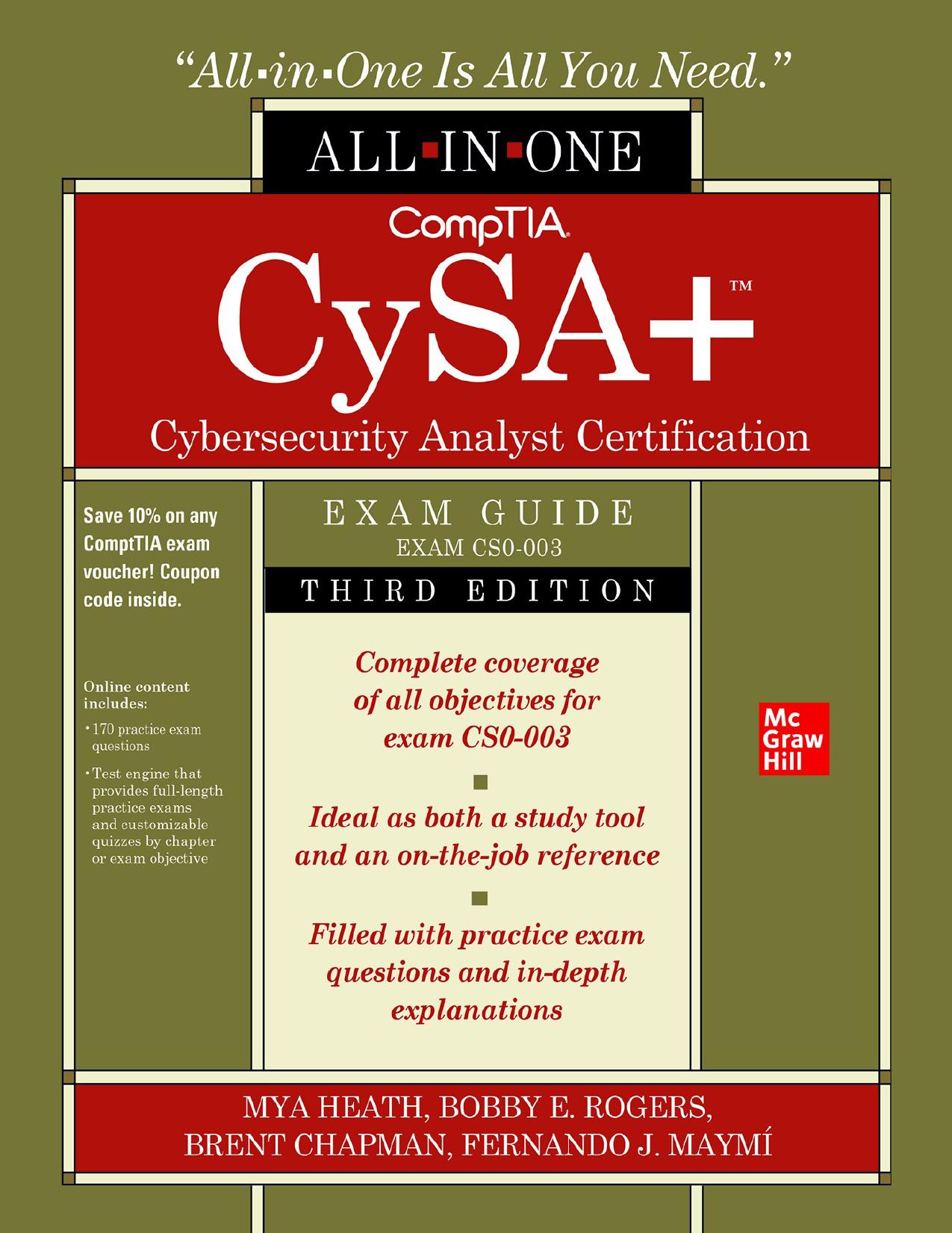 CompTIA CySA+ Cybersecurity Analyst Certification All-in-One Exam Guide (Exam CS0-003)