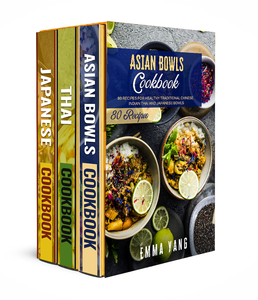 Asian Comfort Food: 3 Books in 1: A Cookbook With 220 Easy Japanese and Thai Recipes