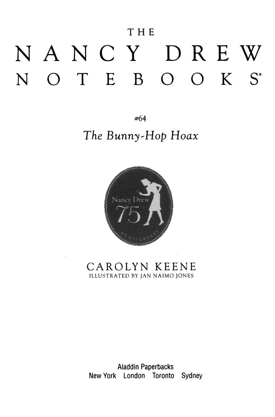 The Bunny-Hop Hoax (Nancy Drew Notebooks)