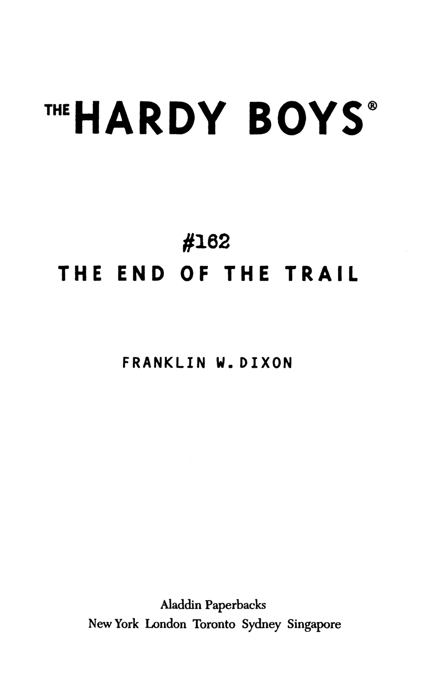 The End of the Trail