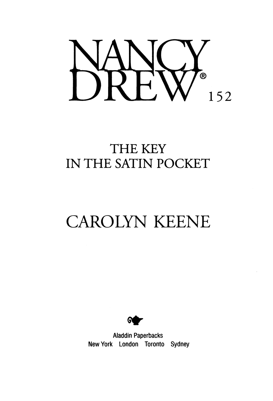 The Key in the Satin Pocket