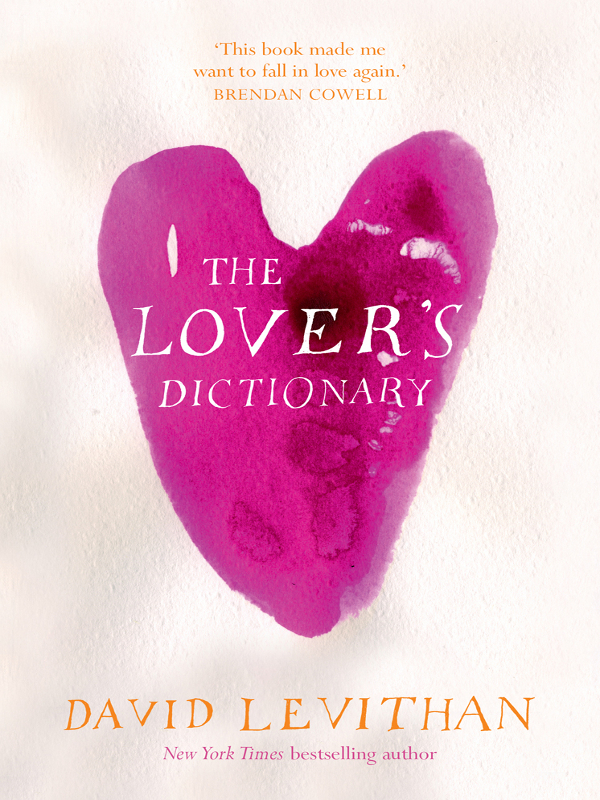 The Lover's Dictionary