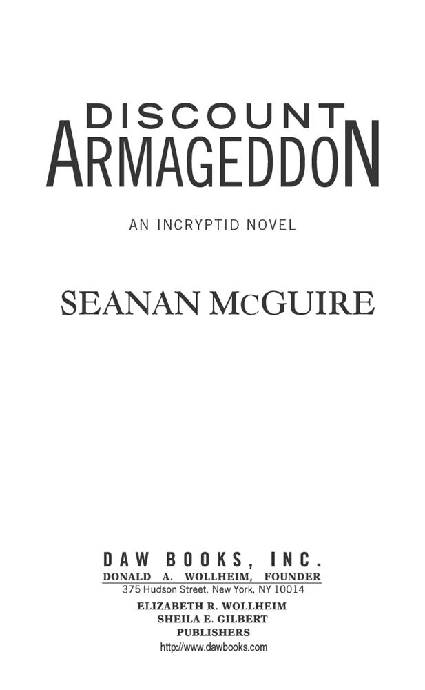 Discount Armageddon: An Incryptid Novel