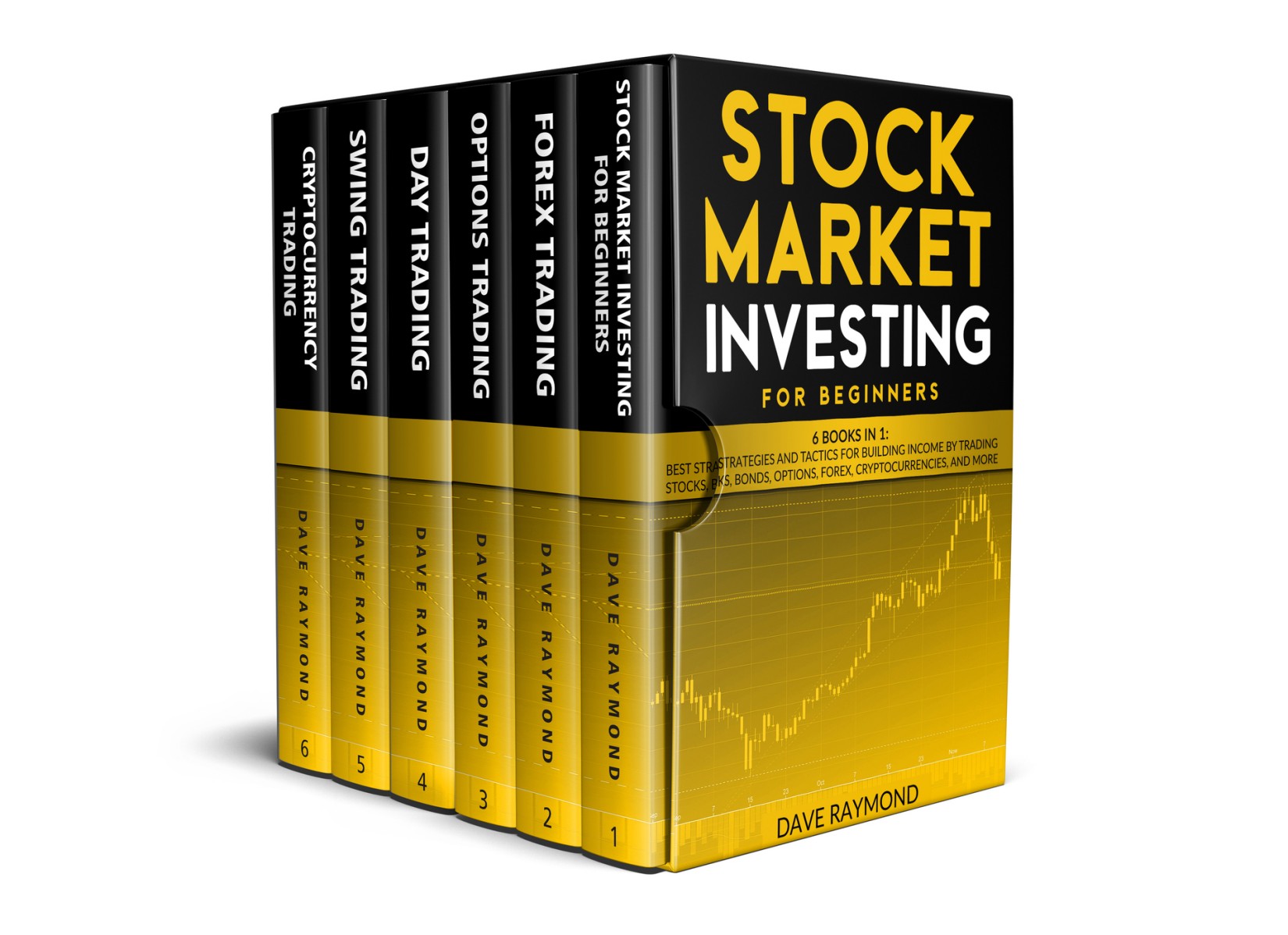 Stock Market Investing for Beginners: 6 Books in 1: Best Strategies and Tactics for Building Income by Trading Stocks, Bonds, Options, Forex, Cryptocurrencies, and more