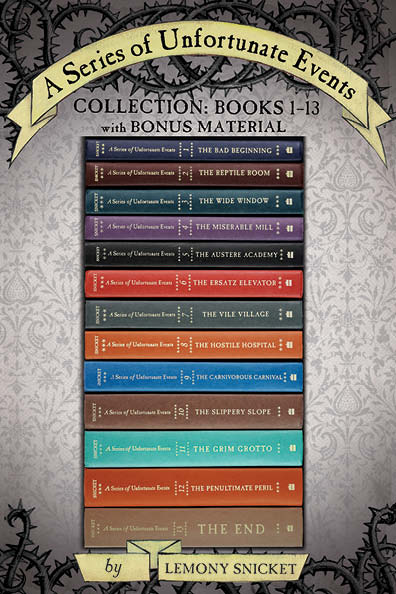 A Series of Unfortunate Events Collection: Books 1-13 with Bonus Material