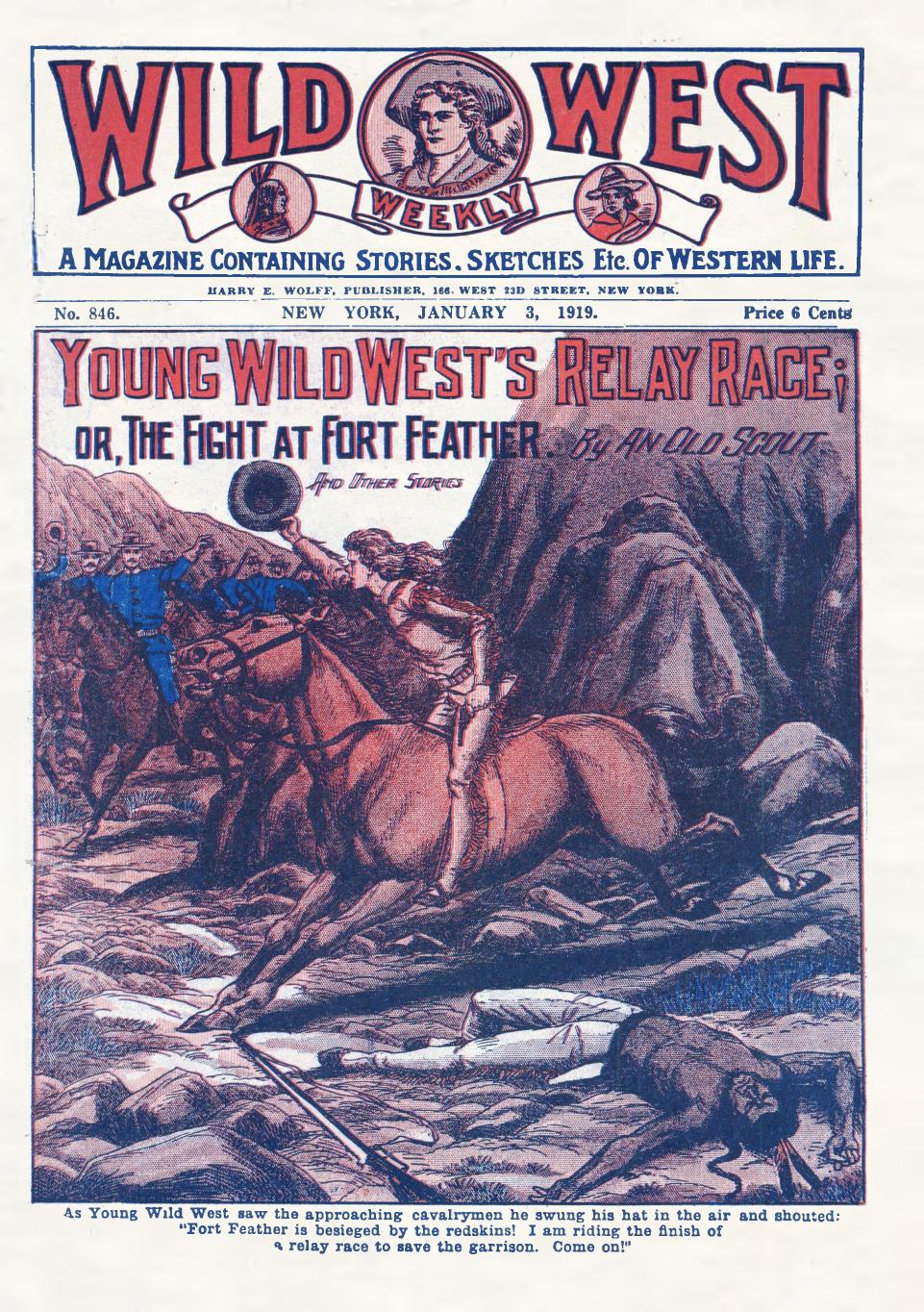 Wild West Weekly - 3 January 1919