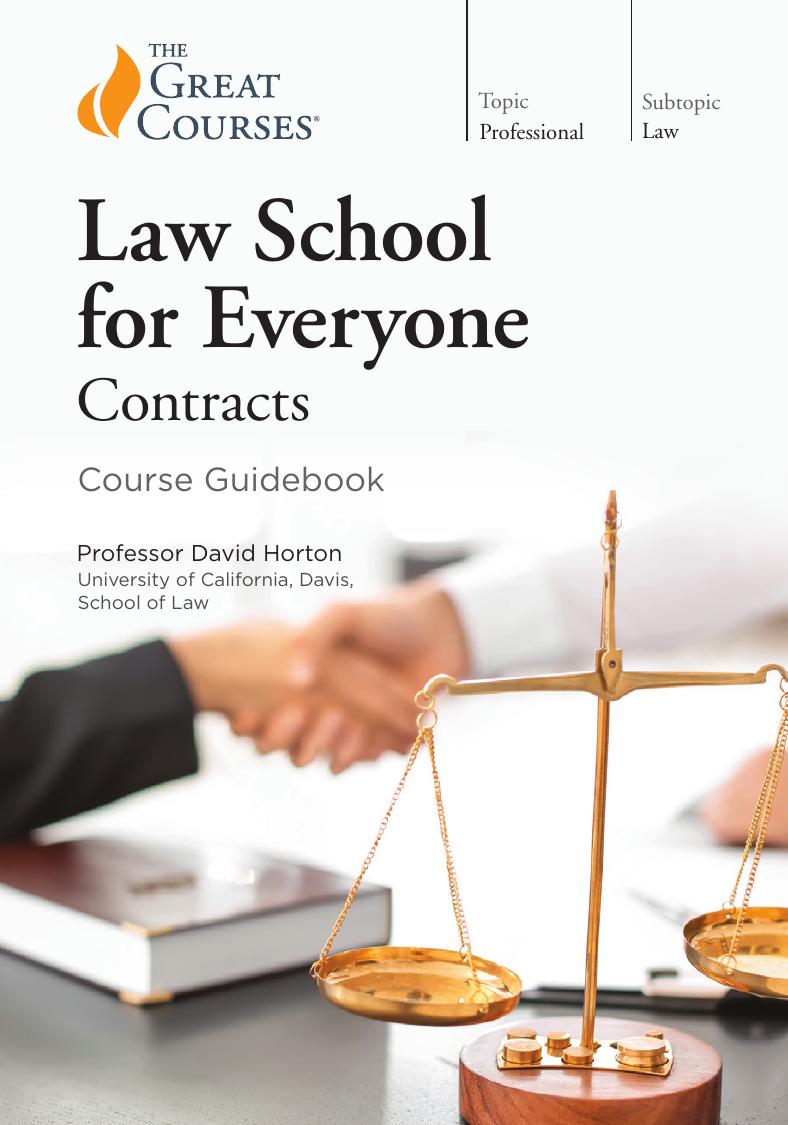 Law School for Everyone: Contracts