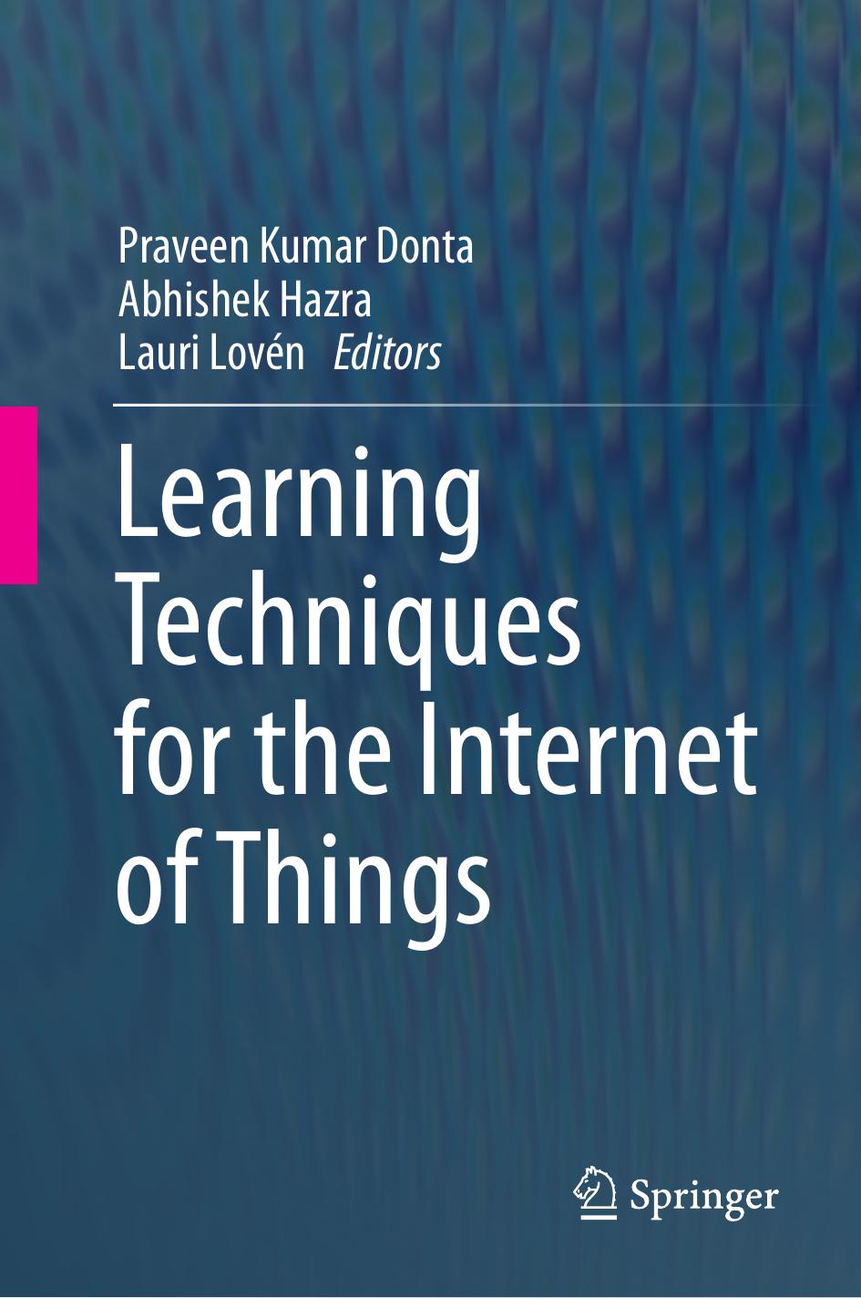 Learning Techniques for the Internet of Things