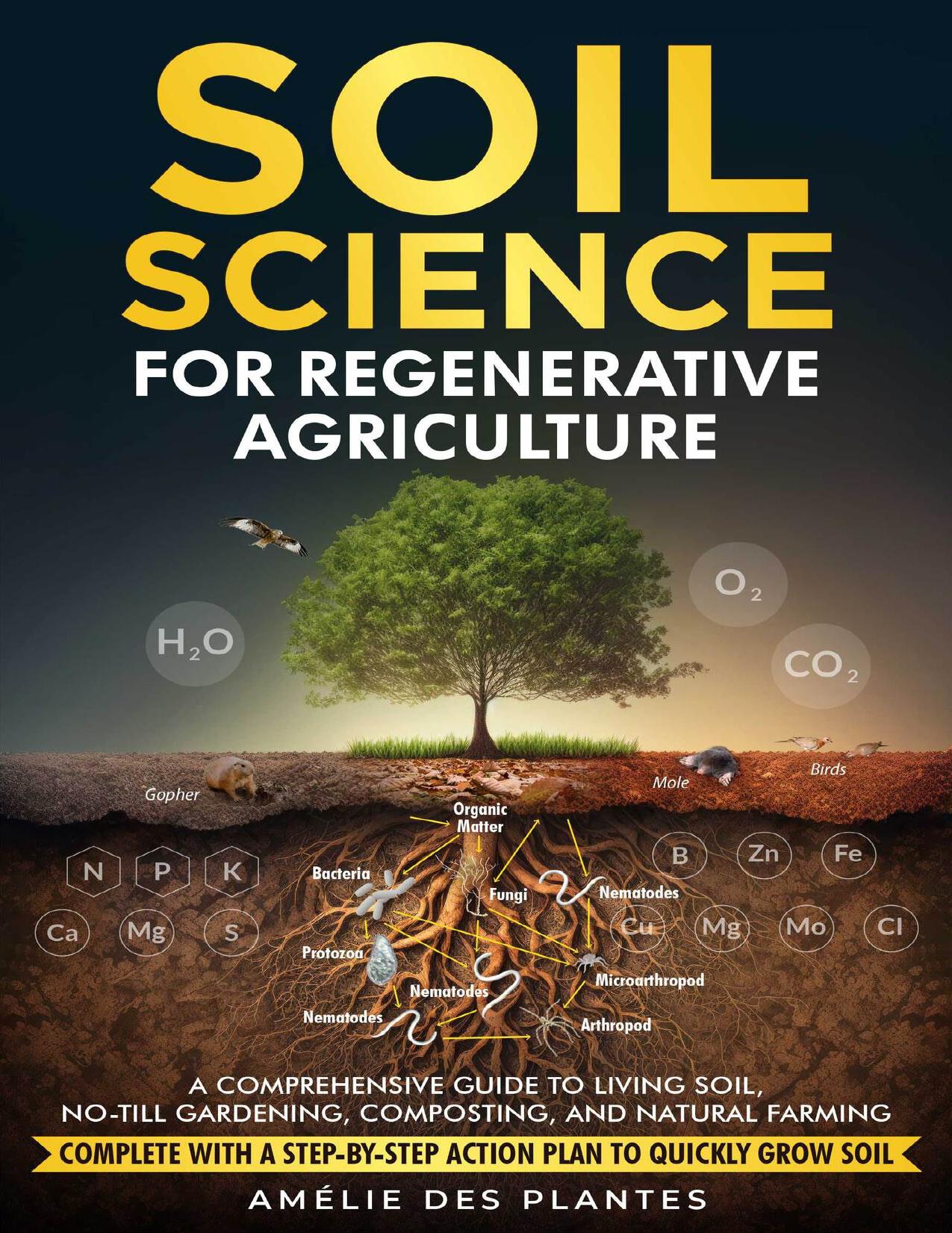 Soil Science For Regenerative Agriculture: A Comprehensive Guide To Living Soil, No-Till Gardening, Composting And Natural Farming - Complete With A Step-By-Step Action Plan To Quickly Grow Soil