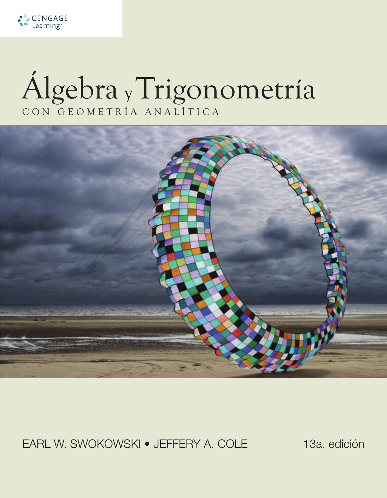 Álgebra y trigonometría con geometría analítica, 13va Edición