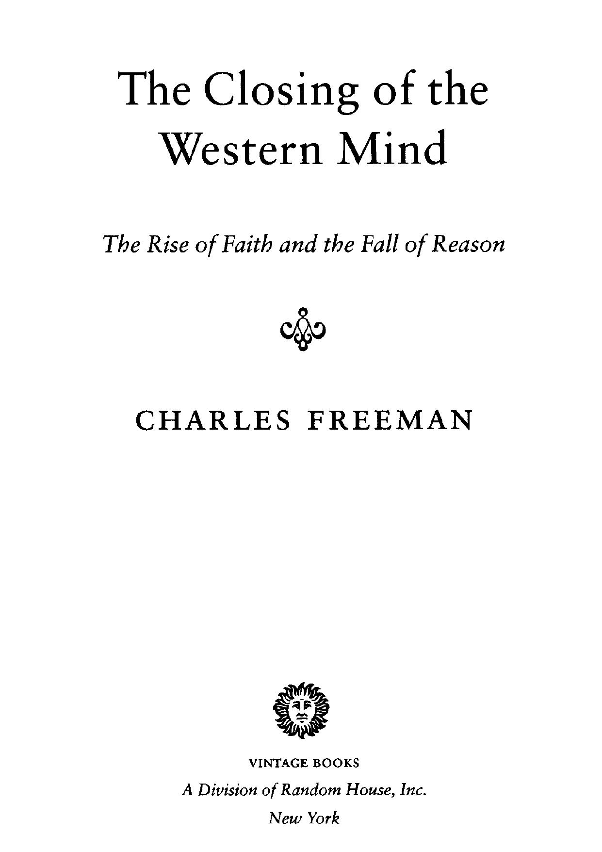 Closing of Western Mind