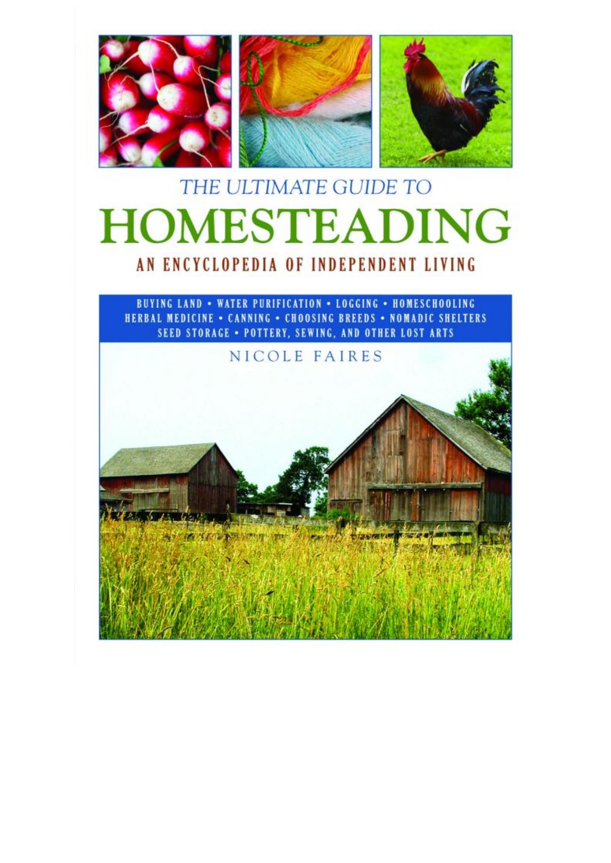 The Ultimate Guide to Homesteading